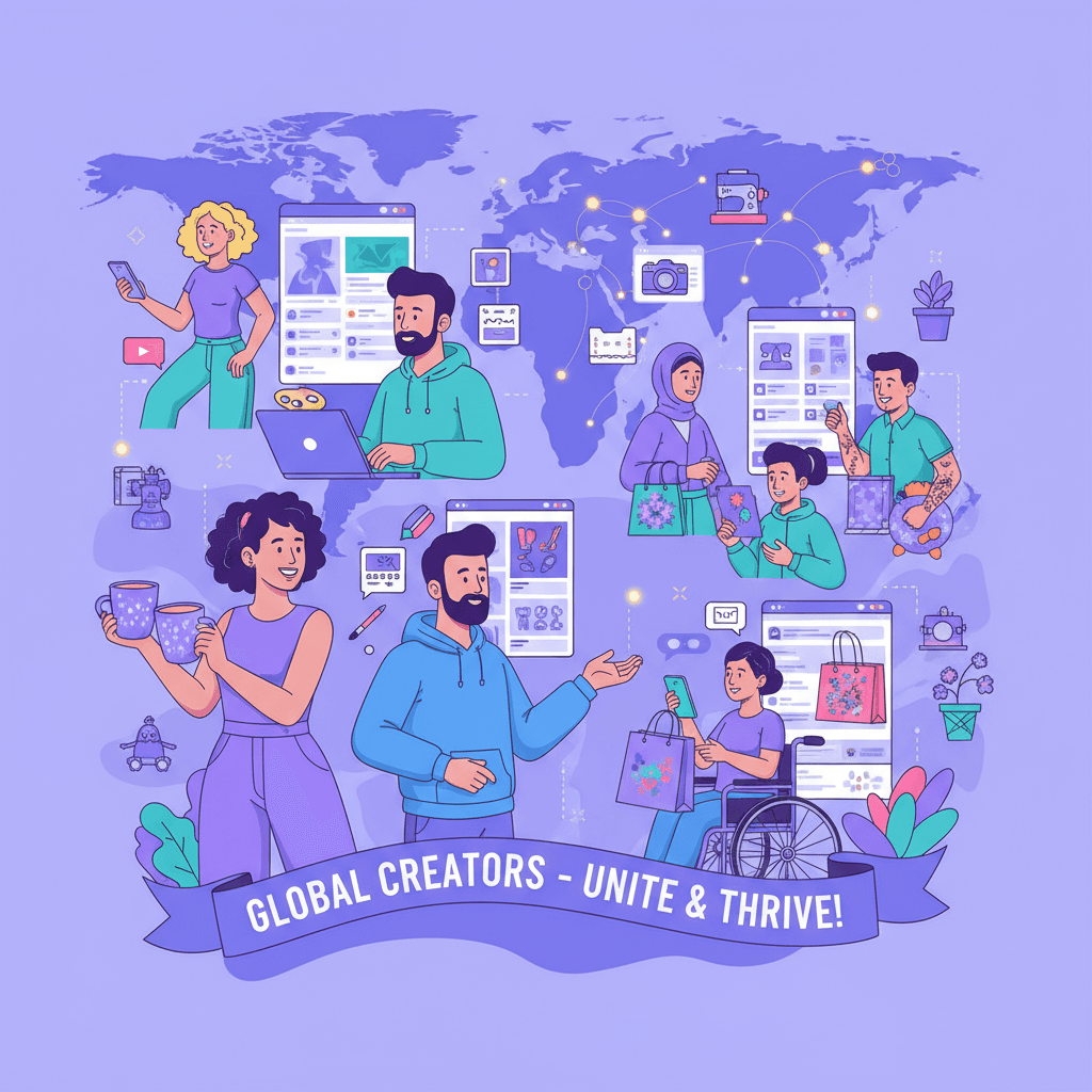 Online sellers and creators