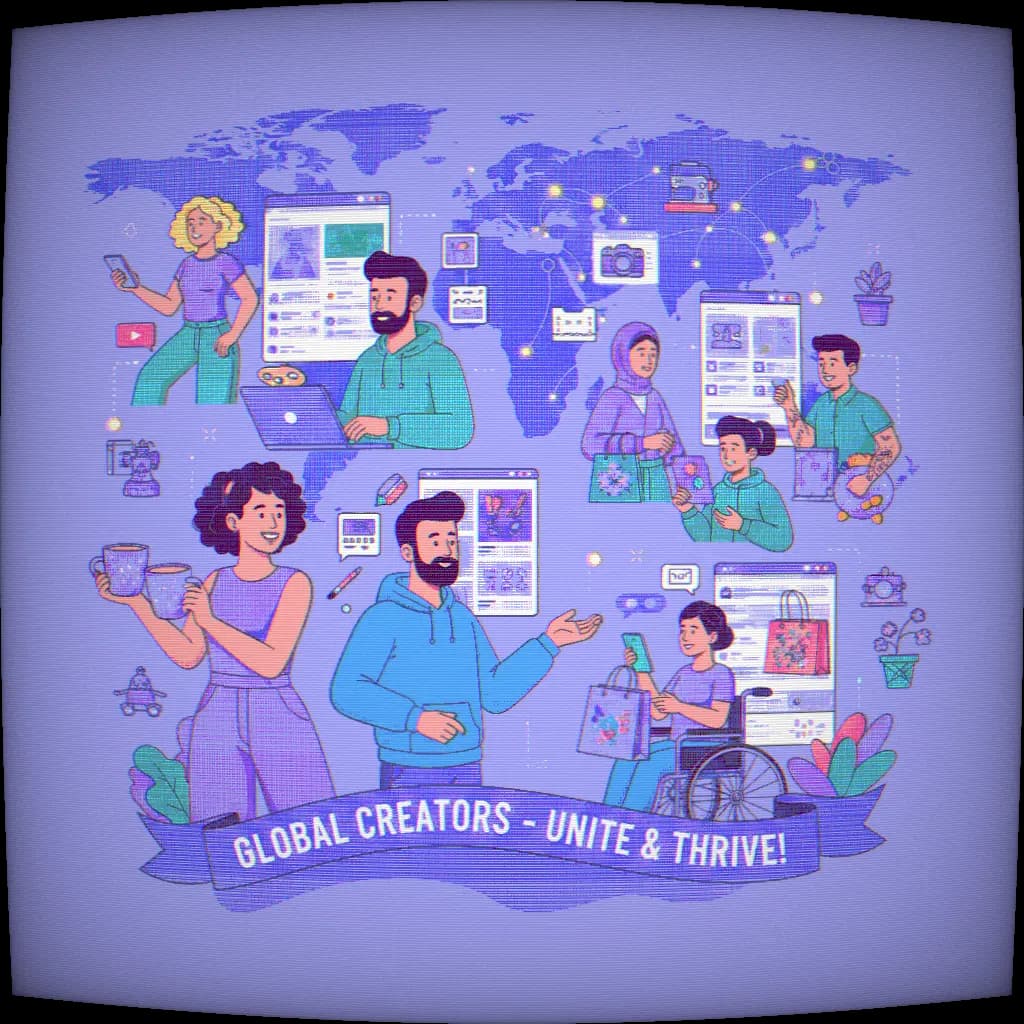 Online sellers and creators